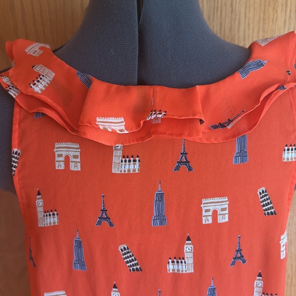 Anthro Maeve European Travel Ruffle Tank - Picture 9 of 14